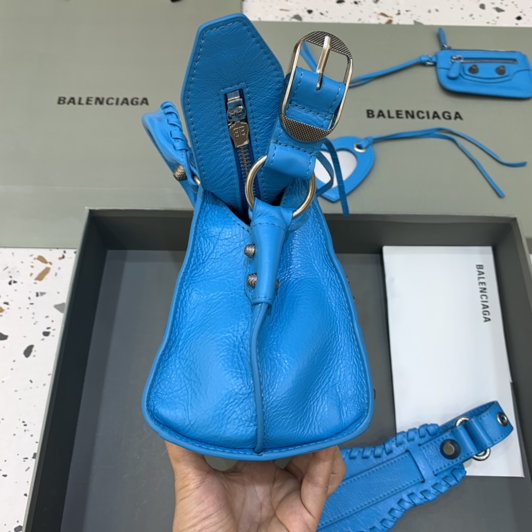 Balenciaga Neo Cagole XS Handbag Shoulder Bag Blue